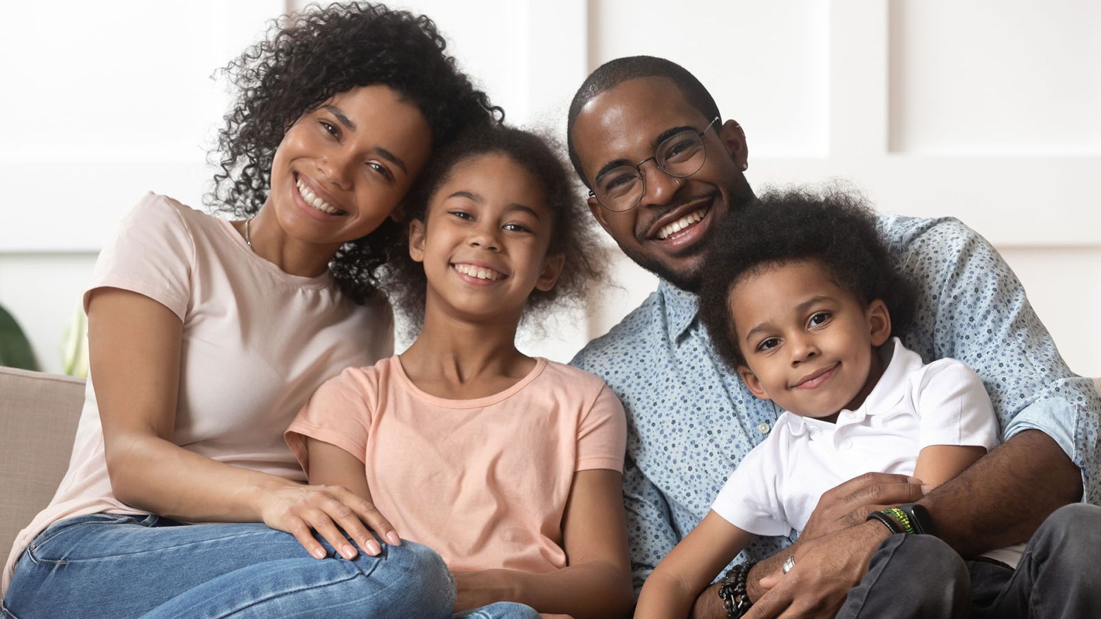 smiling family